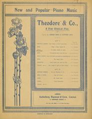 I'll Make Myself At Home (from 'Theodore & Co.') - Voice/Piano (Digital Download)