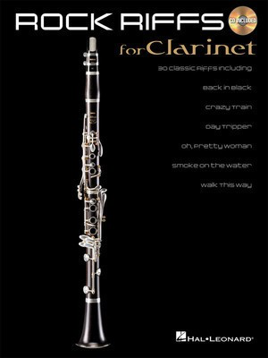 Rock Riffs - for Clarinet - Various - Clarinet Hal Leonard /CD