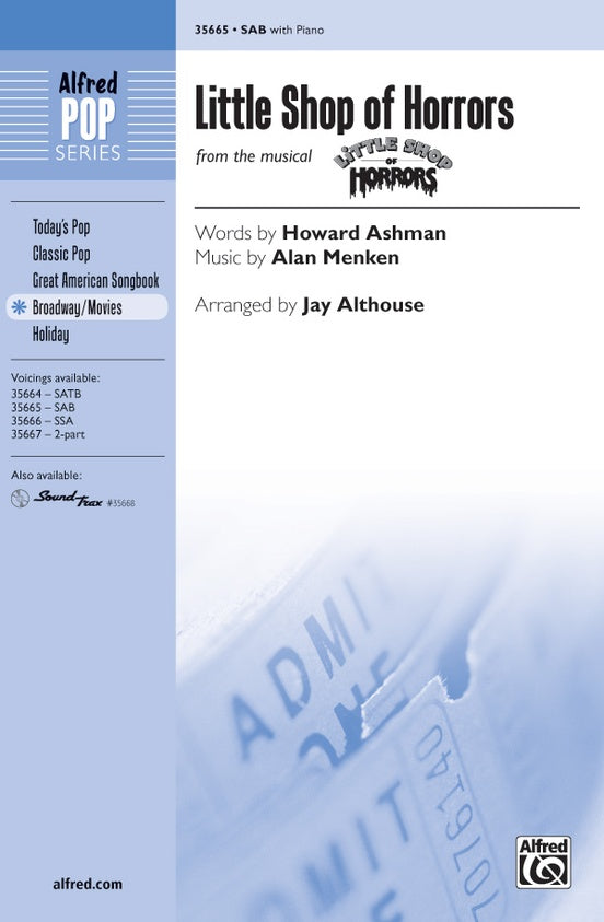 Little Shop of Horrors – SAB Choral Octavo (Digital Download)