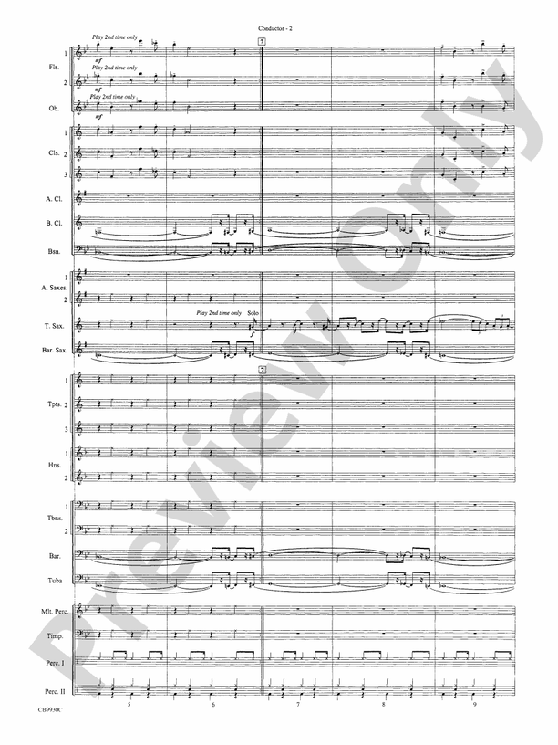 The Pink Panther Meets the Flintstones - Concert Band Conductor Score & Parts (Digital Download)