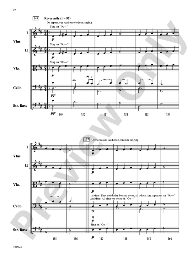 From Darkness, Joyful Sounds Are Born - String Orchestra Conductor Score & Parts (Digital Download)