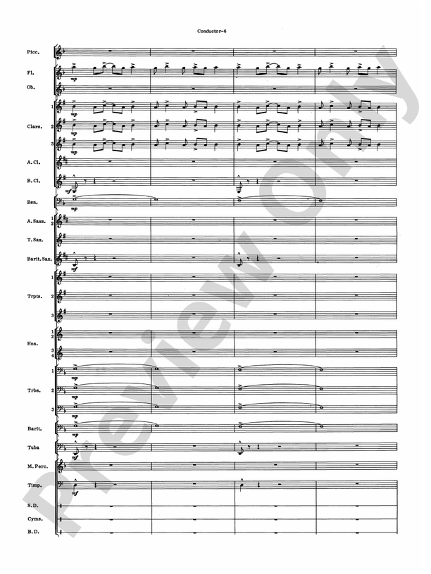 Variants - Concert Band Conductor Score & Parts (Digital Download)