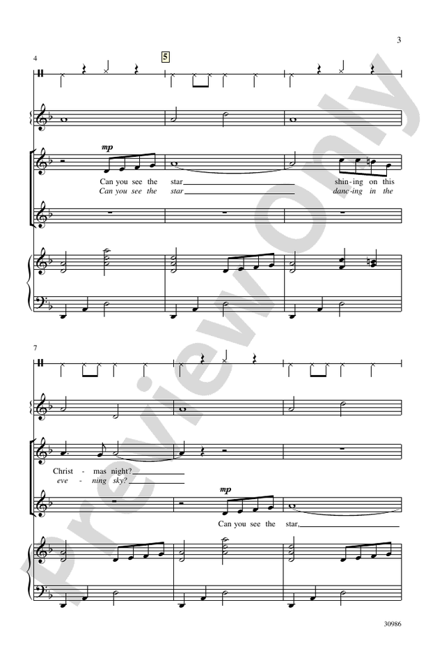 Can You See the Star? – 2-Part Choral Octavo (Digital Download)