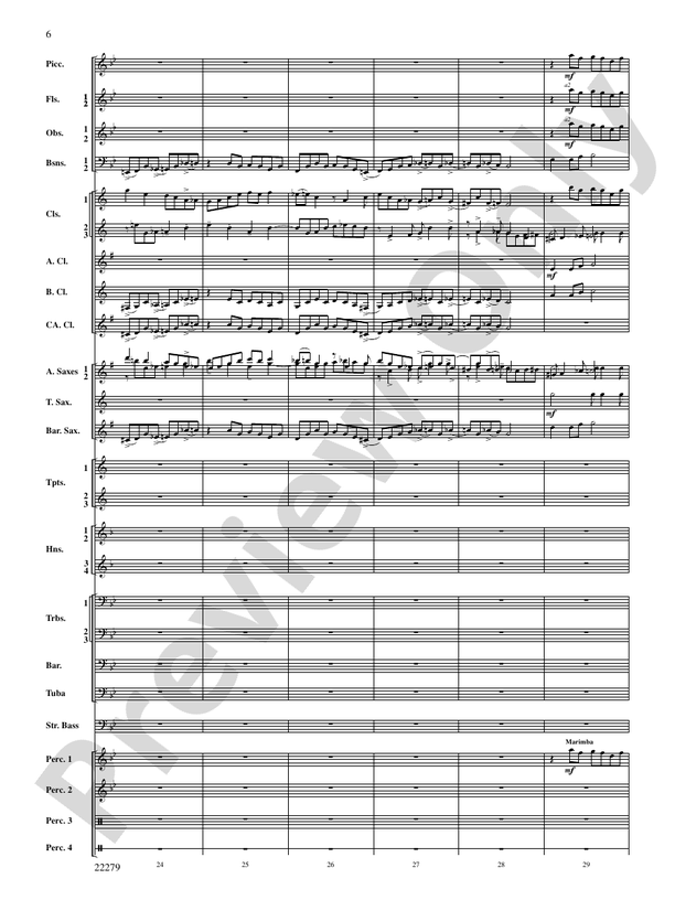 Bayou Breakdown - Concert Band Conductor Score & Parts (Digital Download)