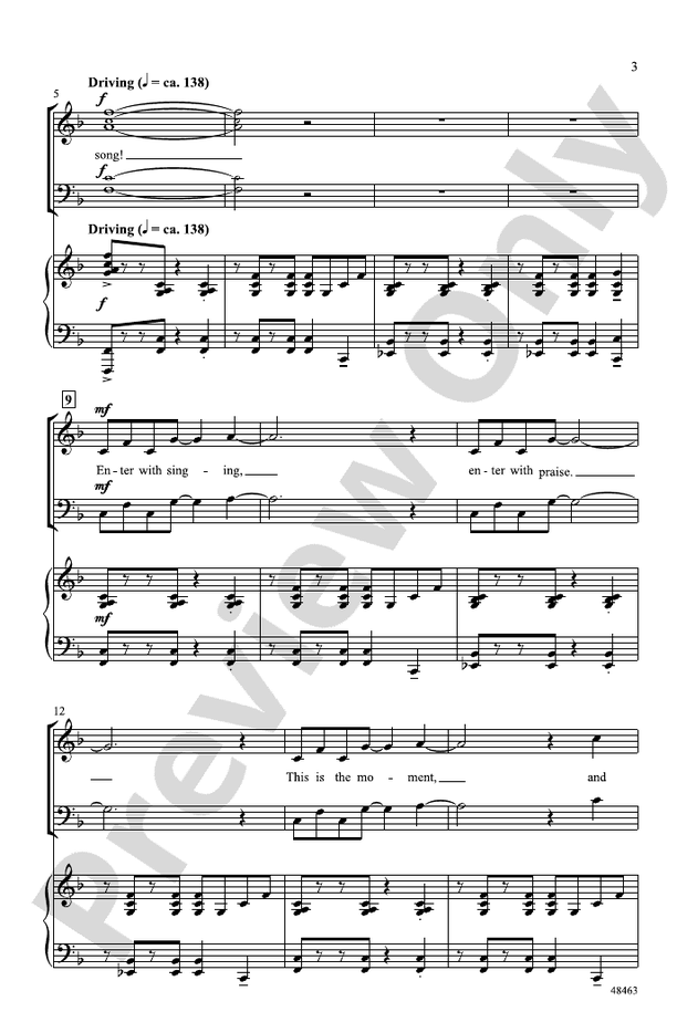 Enter with Song! – SAB Choral Octavo (Digital Download)