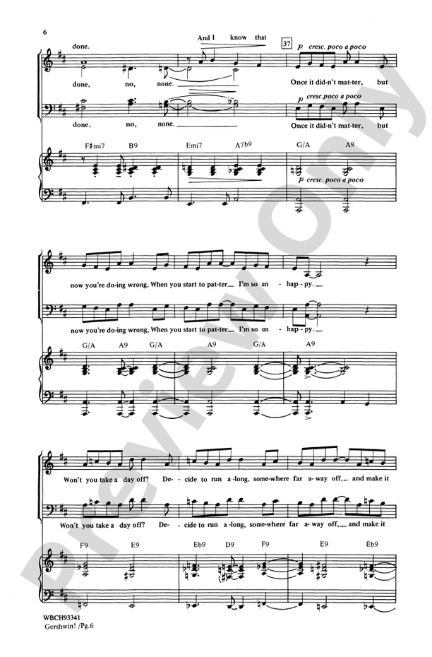 Gershwin! A Concert Panorama – SATB Choral Octavo (Digital Download)