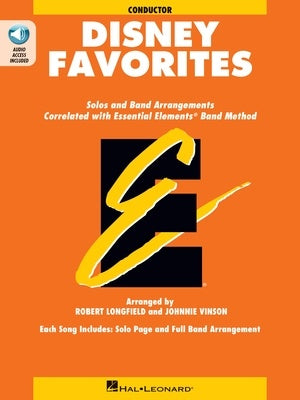 Essential Elements Disney Favorites Book/OLA - Conductor's Score - Hal Leonard