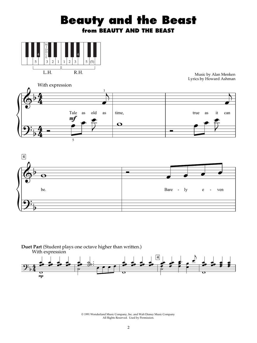 Disney Movie Fun - 2nd Edition - Five-Finger Piano Hal Leonard 1157656
