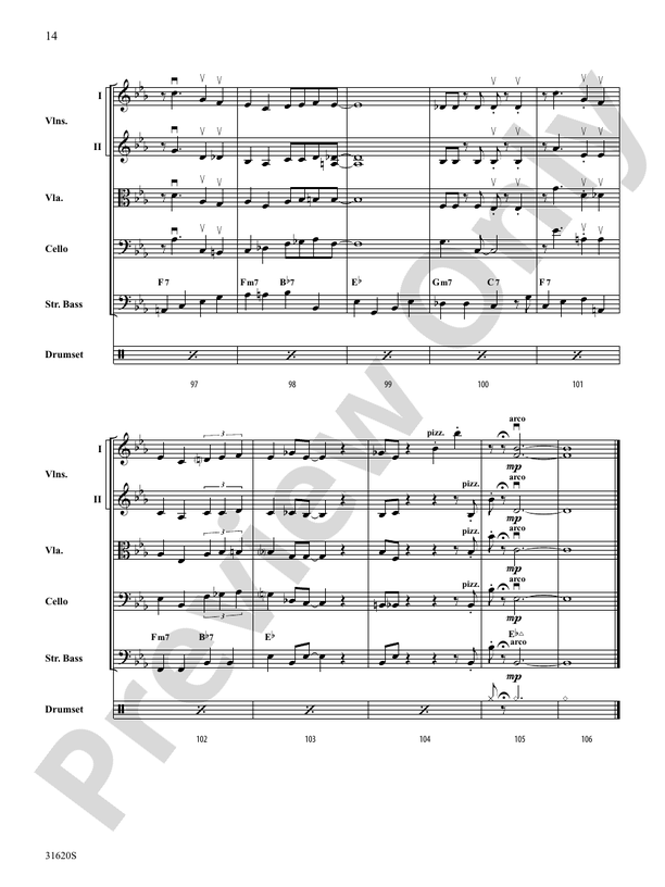 Li'l Darlin' - String Orchestra Conductor Score & Parts (Digital Download)