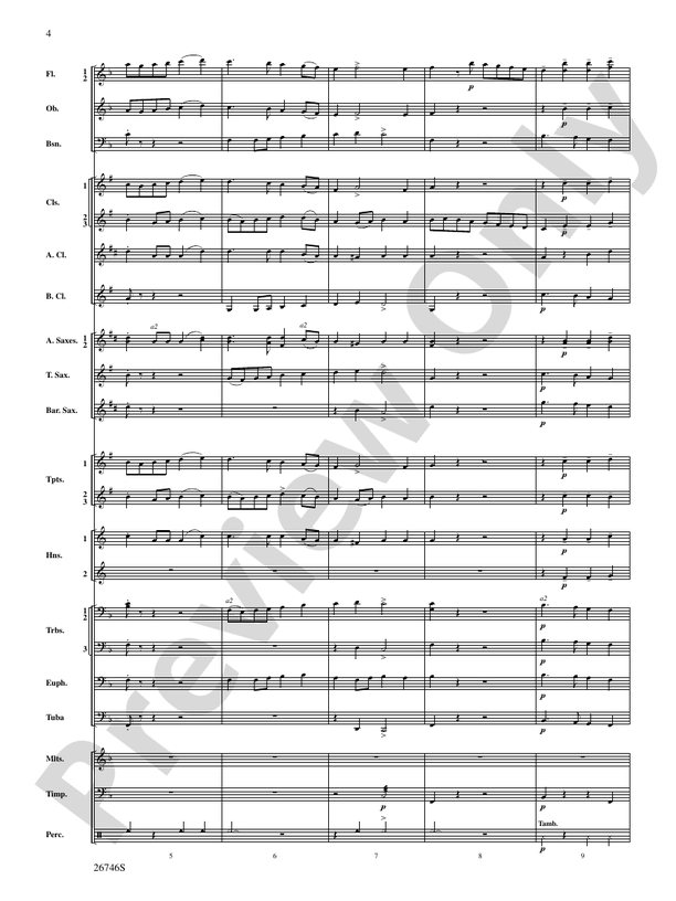 Ancient Aires and Dances (Grade 3) - Concert Band Conductor Score & Parts (Digital Download)