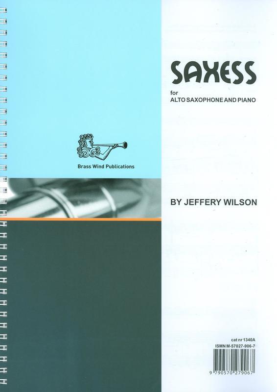 SAXESS FOR ALTO SAX/PIANO - WILSON - SAXOPHONE - BRASSWIND