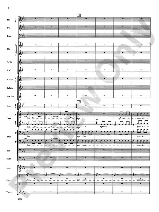 Capriccio Espagnol - Concert Band Conductor Score & Parts (Digital Download)