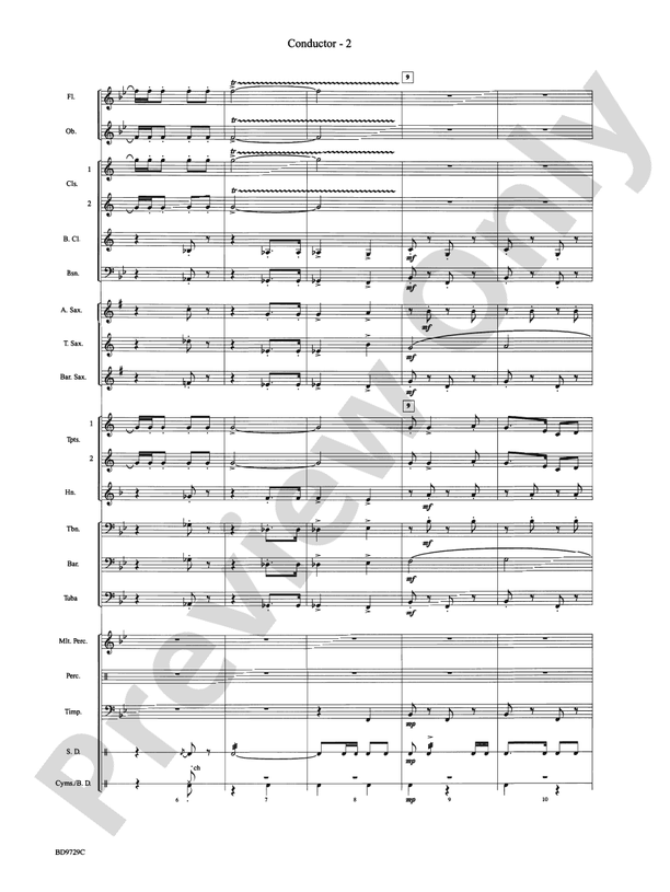 Westwood Trail - Concert Band Conductor Score & Parts (Digital Download)