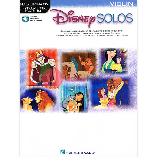 Disney Solos - Violin/Audio Access Online Hal Leonard 841410