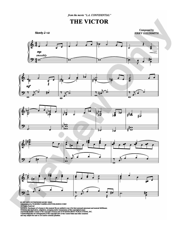 The Victor - Piano (Digital Download)