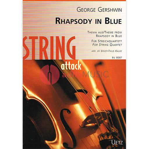 THEMES FROM RHAPSODY IN BLUE FOR STRING QUARTET - GERSHWIN - QUARTETS MIXED - UETZ