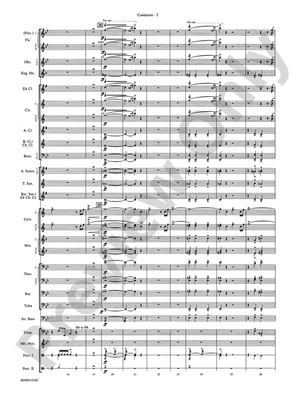 Fanfare and Allegro - Concert Band Conductor Score & Parts (Digital Download)