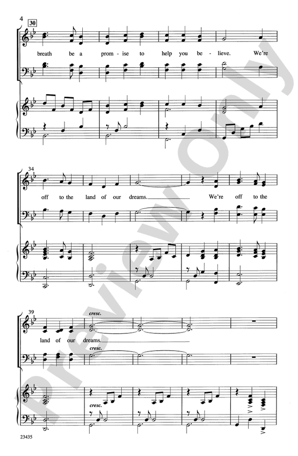 Land of Our Dreams – SATB Choral Octavo (Digital Download)