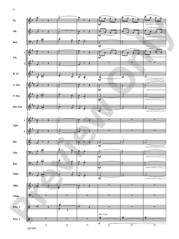 Suite from The New World - Concert Band Conductor Score & Parts (Digital Download)