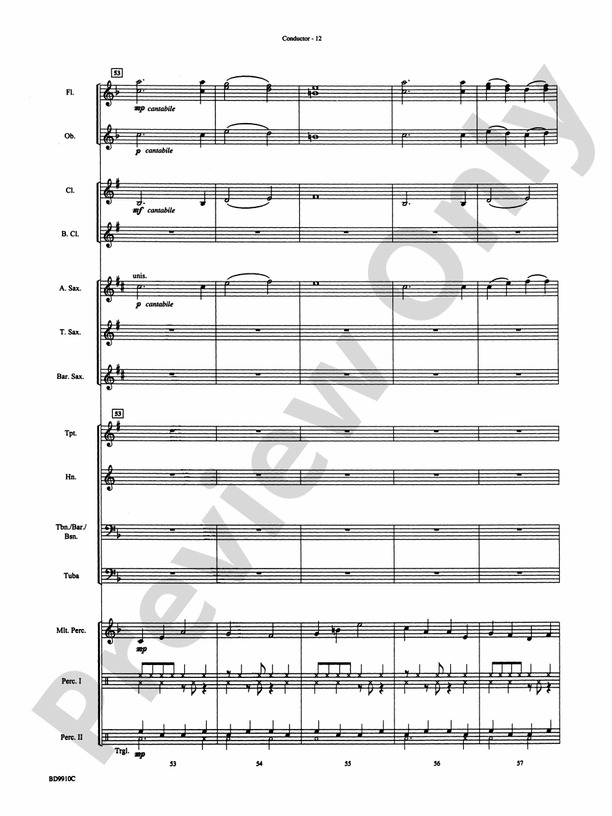 Voodoo Dance - Concert Band Conductor Score & Parts (Digital Download)