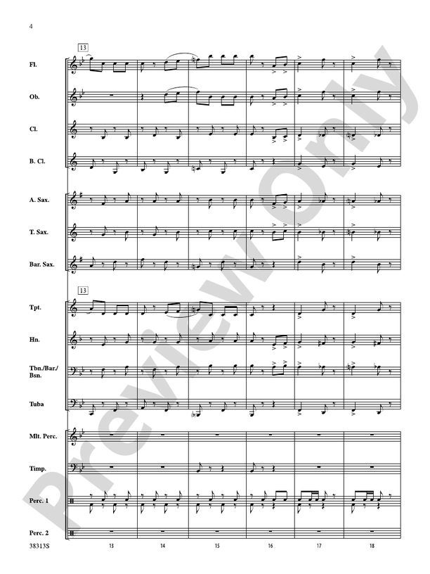 The Chimes of Liberty (Grade 1) - Concert Band Conductor Score & Parts (Digital Download)