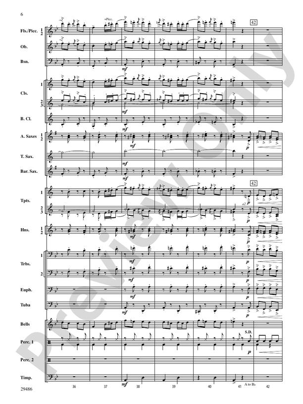 Polka from The Bartered Bride - Concert Band Conductor Score & Parts (Digital Download)