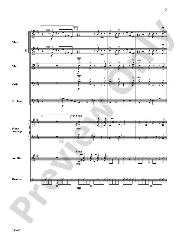 Recorda Me - String Orchestra Conductor Score & Parts (Digital Download)