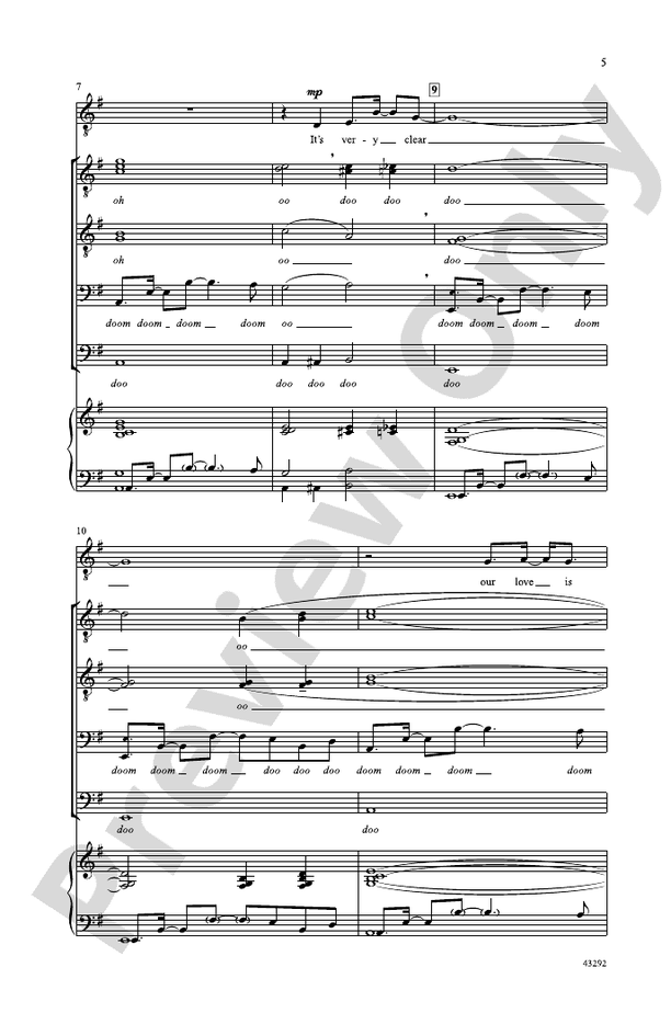 Love Is Here to Stay – TTBB divisi, a cappella Choral Octavo (Digital Download)