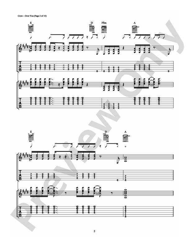 Over You - Guitar TAB (Digital Download)
