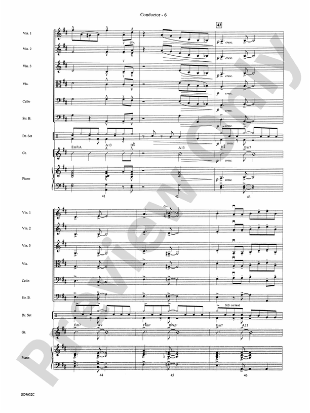 I Got Rhythm (Arr. Calvin Custer) - String Orchestra Conductor Score & Parts (Digital Download)
