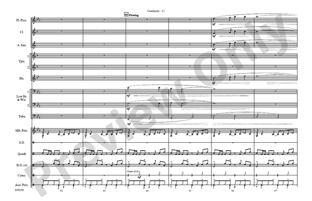 A New World, Movement One – Marching Band Conductor Score & Parts (Digital Download)