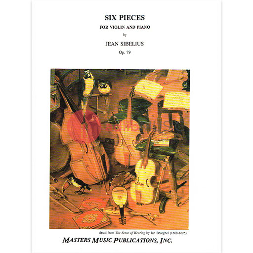 PIECES 6 OP 79 FOR VIOLIN & PIANO - SIBELIUS - VIOLIN - MASTERS MUSIC
