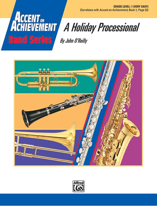 A Holiday Processional - Concert Band Conductor Score & Parts (Digital Download)