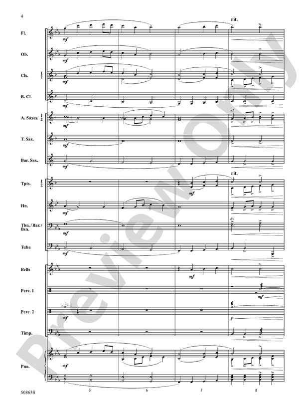Mountainview Overture – Concert Band Conductor Score & Parts (Digital Download)