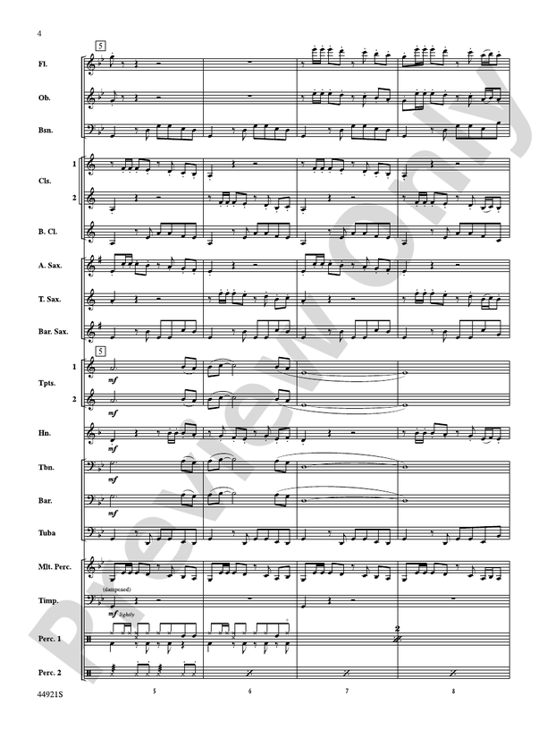 The Man from U.N.C.L.E. (from the Original Motion Picture Soundtrack) - Concert Band Conductor Score & Parts (Digital Download)