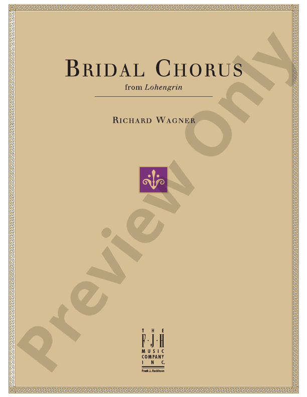Wagner - Bridal Chorus (from Lohengrin) - Piano (Digital Download)