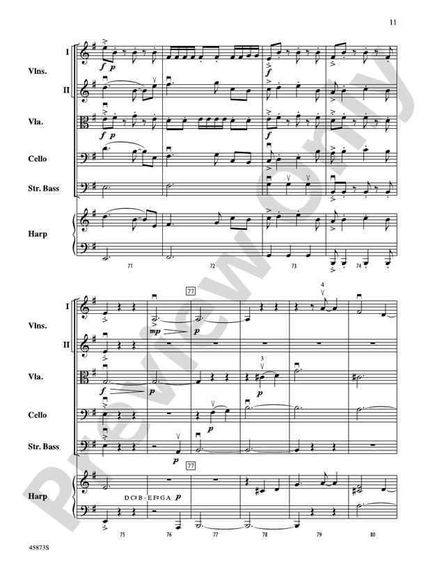 Rogue Rider - String Orchestra Conductor Score & Parts (Digital Download)