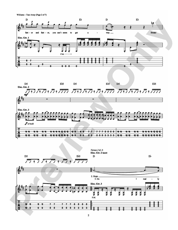 Tear Away - Guitar TAB (Digital Download)