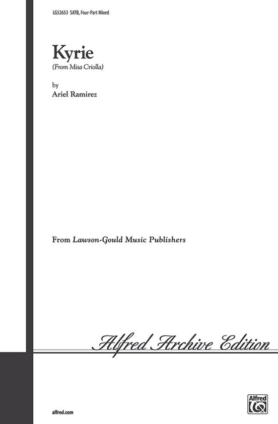 Kyrie (from Misa Criolla) – SATB Choral Octavo (Digital Download)