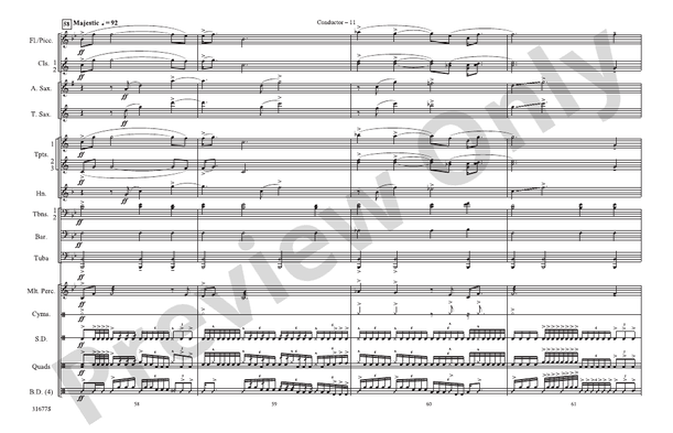The Cowboys – Marching Band Conductor Score & Parts (Digital Download)