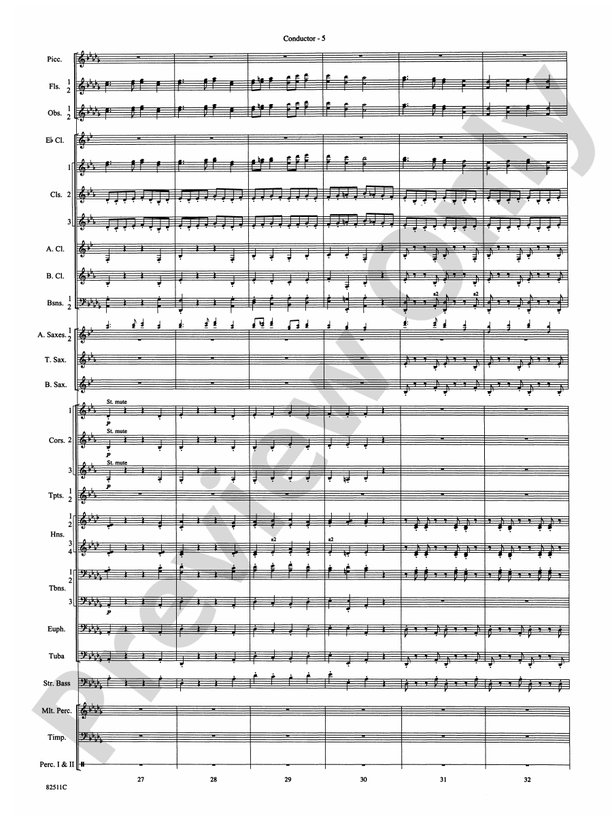 A Christmas Festival (Grade 4) - Concert Band Conductor Score & Parts (Digital Download)