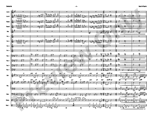 Horn of Puente (Grade 5.5) - Jazz Ensemble Conductor Score & Parts (Digital Download)