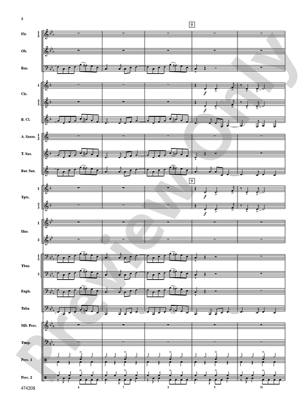 A Star Is Born - Concert Band Conductor Score & Parts (Digital Download)