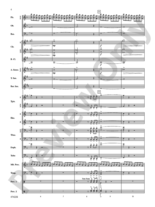Boughs of Holly - Concert Band Conductor Score & Parts (Digital Download)