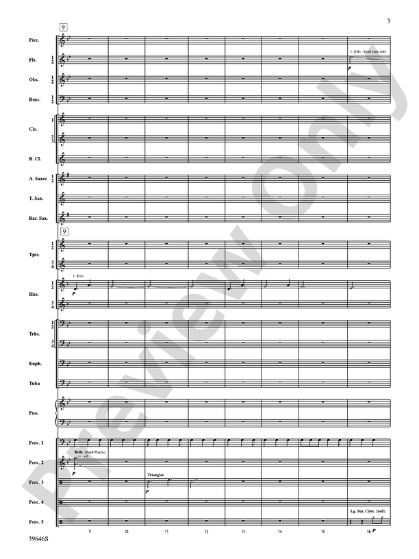 Scarborough Fair (Grade 4) - Concert Band Conductor Score & Parts (Digital Download)