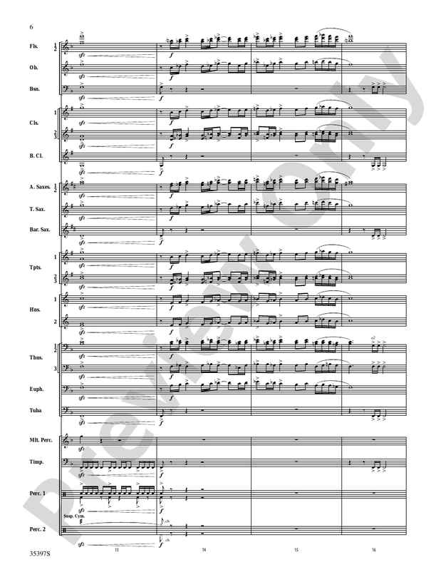Fuego del Alma - Concert Band Conductor Score & Parts (Digital Download)