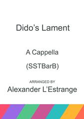 Dido's Lament - SATB Chorus (Digital Download)