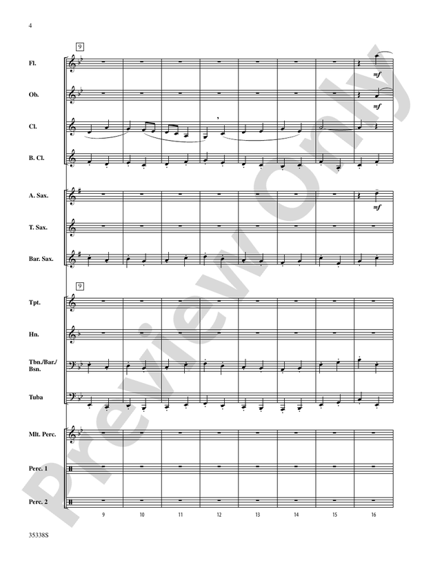 March from First Suite for Military Band - Concert Band Conductor Score & Parts (Digital Download)