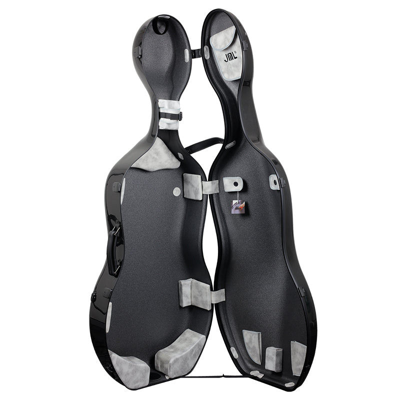 JML CL-6 Carbon Luxe 2.9 Cello Case Black 4/4