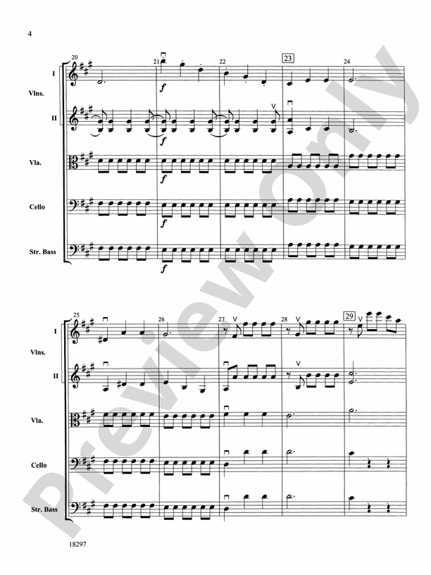Farewell Symphony, 1st Movement – String Orchestra Conductor Score & Parts (Digital Download)